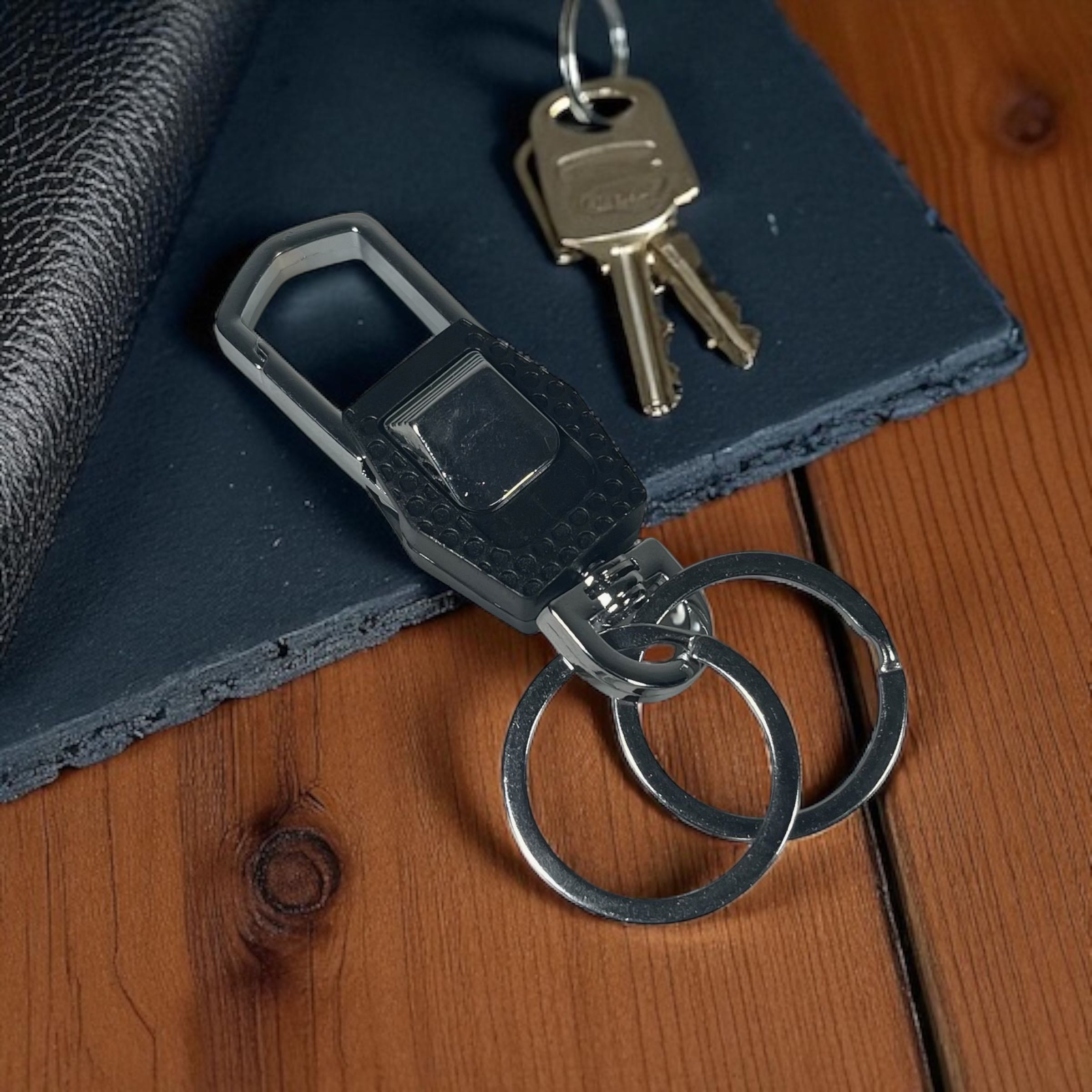 Gambar produk OMUDA Gantungan Kunci Carabiner Keychain Clip Double Ring Zinc Alloy - OM929