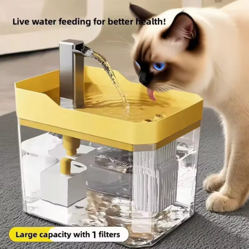 Gambar produk Isfriday Pet Water Dispenser Fountain Tempat Minum Kucing Anjing 1.5L - IF299