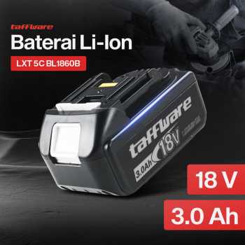 Taffware Baterai Makita LXT 5C BL1850 Li-Ion 18V 3.0Ah - BL1860B