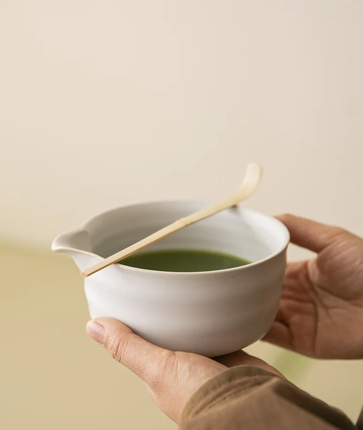Gambar produk CZSAE Matcha Set Kit Chawan Chasen Stand Chashaku Ceramic 500ml 4 PCS - CZ3