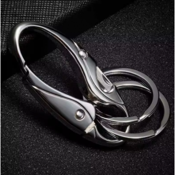 Gambar produk SINNYA Gantungan Kunci Karabiner Keychain Quickdraw Double Ring - SN-29