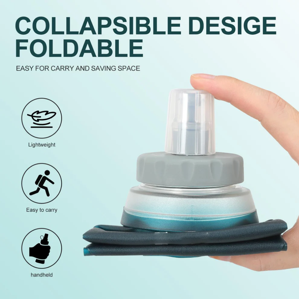 Gambar produk TaffSPORT Botol Minum Soft Flask Foldable Sport Water Bottle TPU 500ml - TF876
