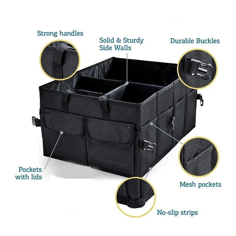Gambar produk DIGAD Tas Organizer Bagasi Mobil Oxford 600D Car Trunk Storage Bag - D600