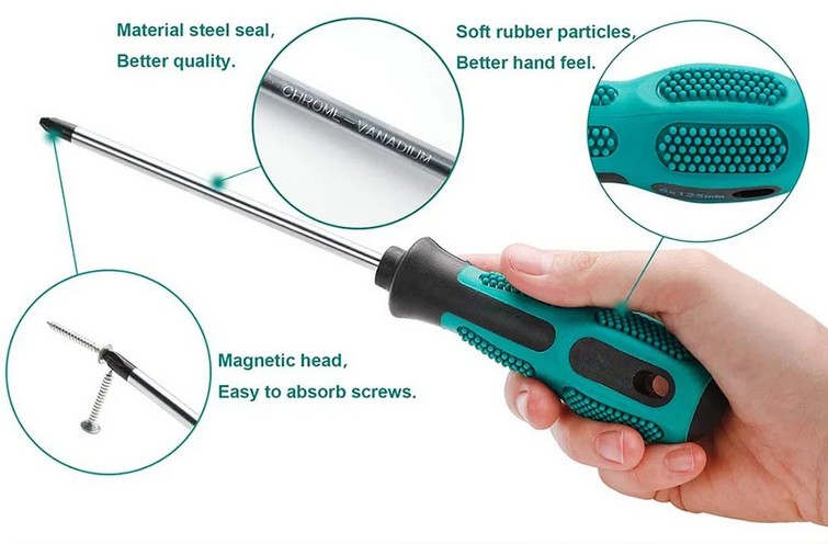 Gambar produk Taffware Obeng Set Reparasi Magnetic Head 9 in 1 - SK803