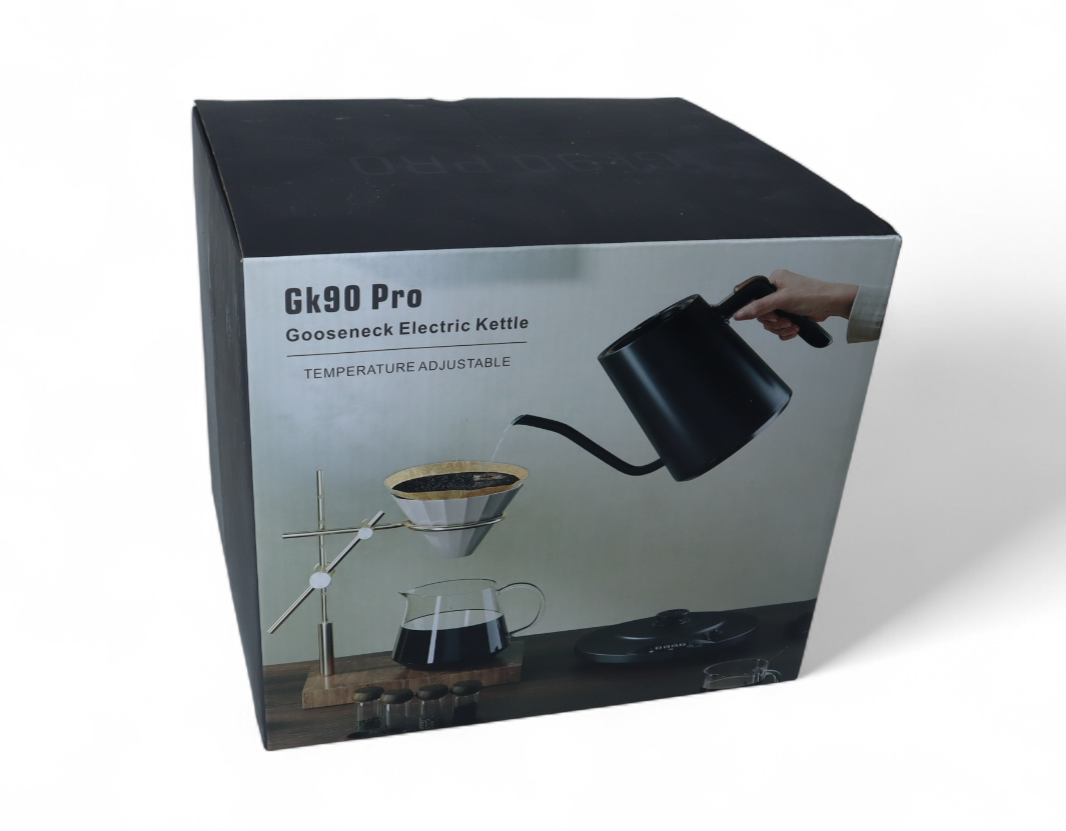 Gambar produk GOKIO Teko Listrik Kopi Pemanas Air Leher Angsa Pour Over 1200W 900ml - GK90 PRO