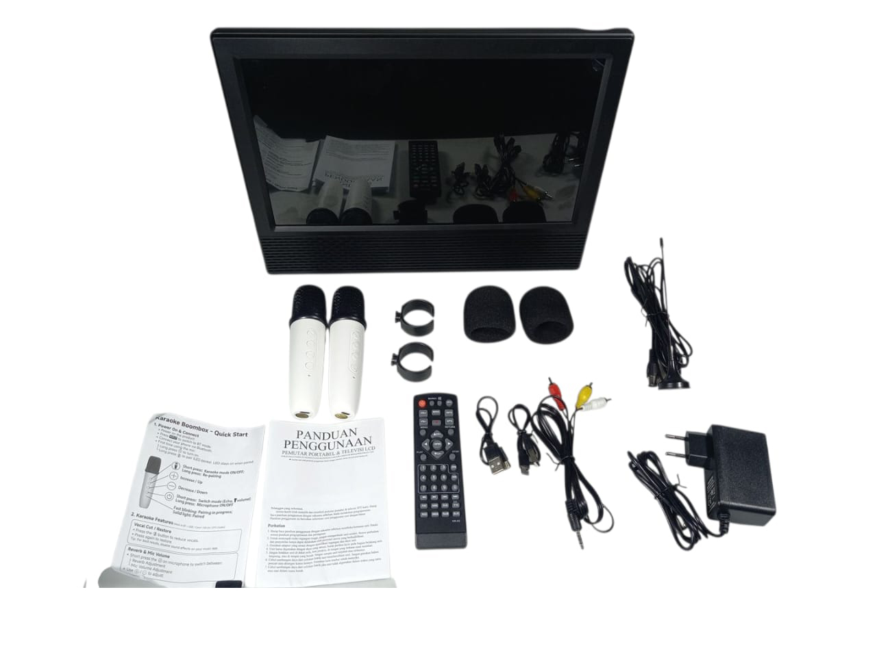 Gambar produk Taffware TV Digital Bluetooth Karaoke 14 Inch 8800mAh with 2 Mic - MT14