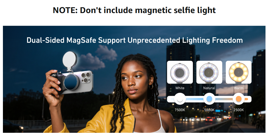 Gambar produk TELESIN Fun Shot Magnetic Phone DSLR Style Shutter Grip for iPhone - P5-MP-001BK