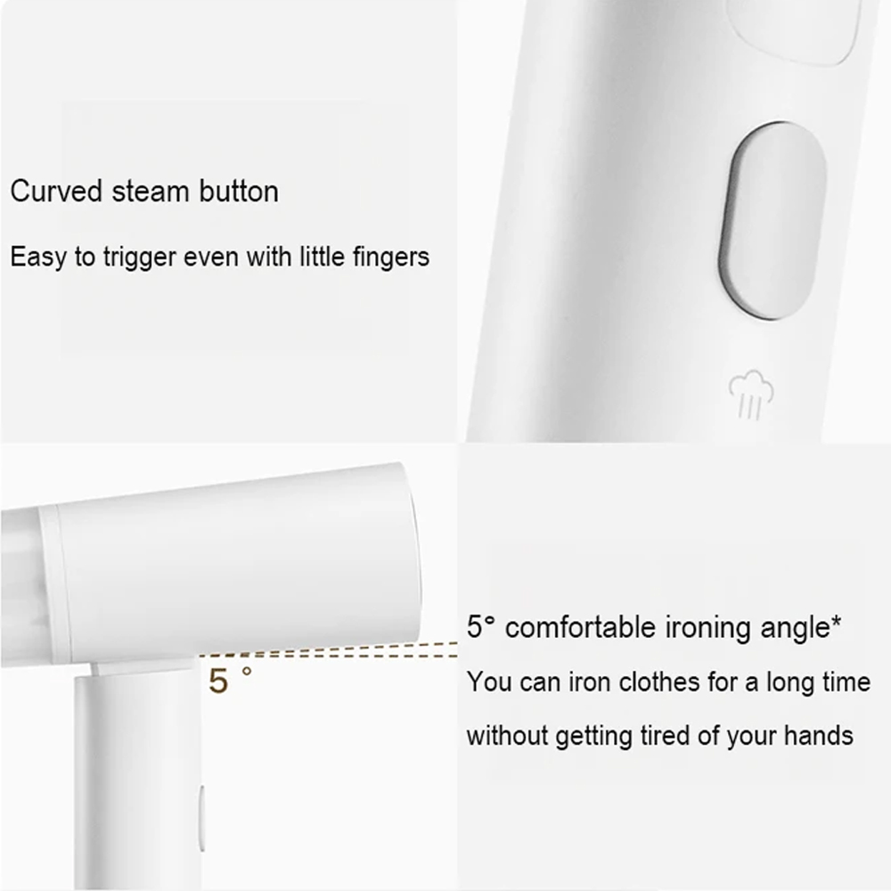 Gambar produk Mijia Setrika Uap Handheld Foldable Steamer 2in1 Quick 30 kPa 160ml - MJGTJO2LF