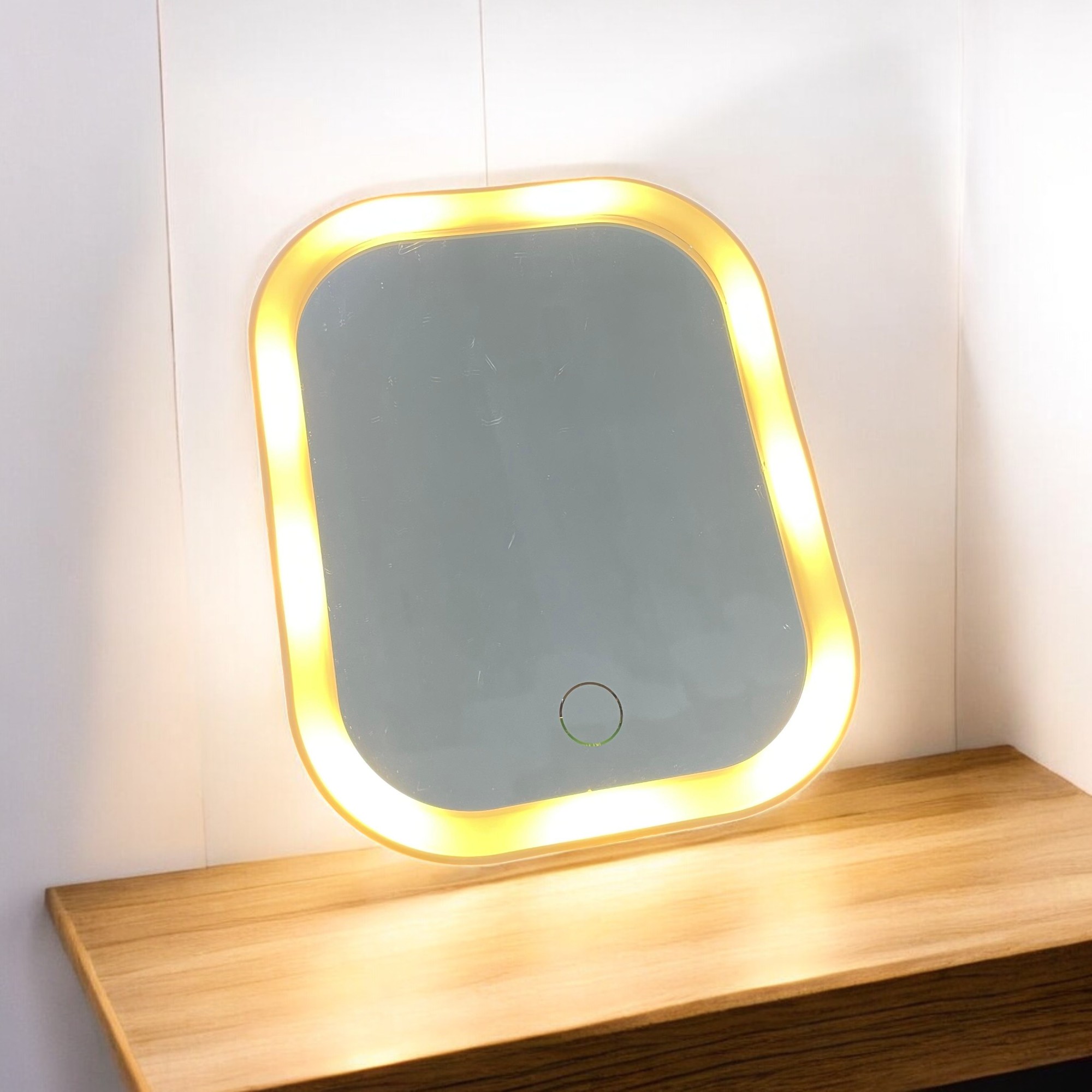 Gambar produk Arma Cermin Rias Rectangular LED Dimmable Desk Mirror 3 Color - INU16