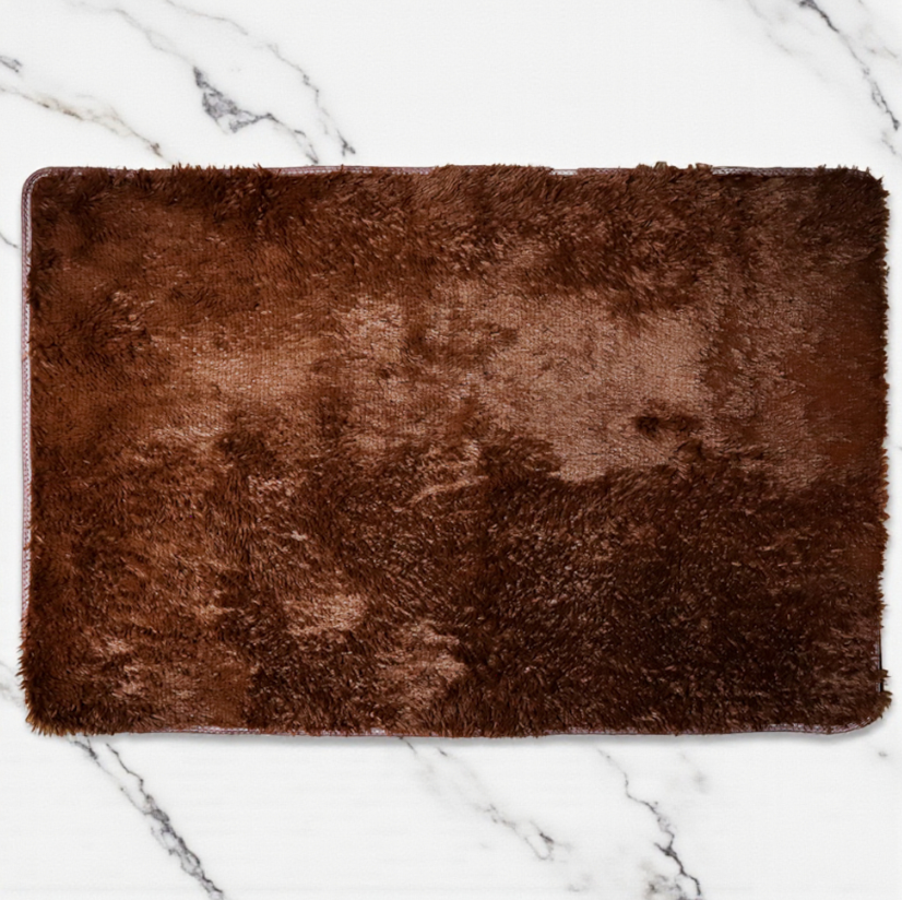 Gambar produk DRESHOME Karpet Matras Bulu Velvet Non-Slip Living Room Rug 80x120cm - DE2002