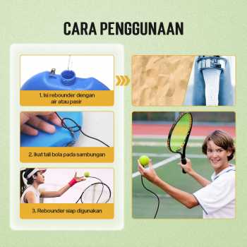 Januel Alat Bantu Olahraga Tennis String Rebound With Ball - Jn53 Gambar produk Januel Alat Bantu Olahraga Tennis String Rebound With Ball - Jn53
