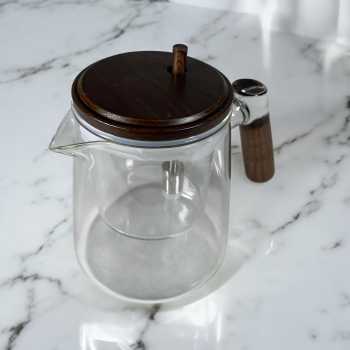 Gambar produk HAPOIN Teko Teh Kaca Saringan Tahan Panas Infuser Teapot 650ml - HP13