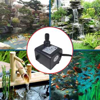 Gambar produk Taffware Pompa Air Mini Aquarium Ikan Submersible Pump Fish Tank 220V 4W - BK-333/200