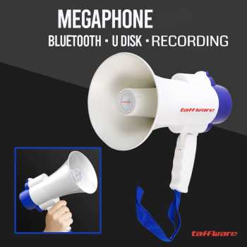 Taffware Toa Megaphone Bluetooth U Disk Recording Alert 5W - 518