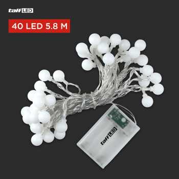 TaffLED Lampu Hias String Lights Fairy Garland Waterproof 40 LED 5.8M - XD200 Gambar produk TaffLED Lampu Hias String Lights Fairy Garland Waterproof 40 LED 5.8M - XD200
