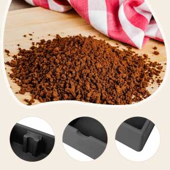 Gambar produk YAJUYI Wadah Ampas Kopi Silikon Espresso Knock Box Storage - YJ-15
