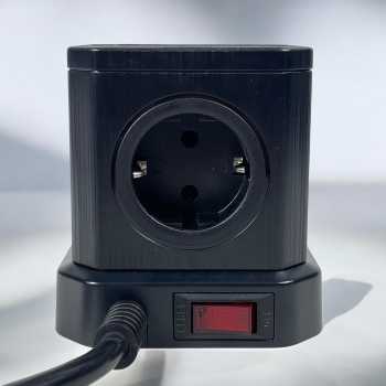 Gambar produk KOOSLA Stop Kontak 5 Lubang AC USB Port EU Plug Powercube 4000W - TP-VE4U5E