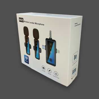 Gambar produk VOICIFY Mic Clip On Wireless Microphone 3in1 Receiver Multi Plug - H65