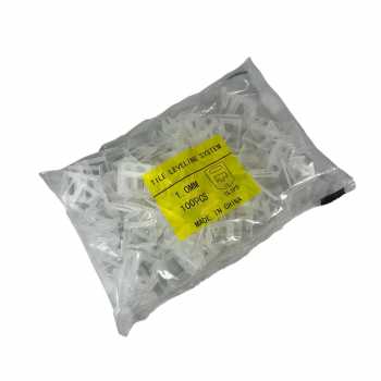 Gambar produk YUEQING Alat Perata Pasang Keramik Tile Leveling Spacer Clip 100 PCS 1.0mm - Y0150