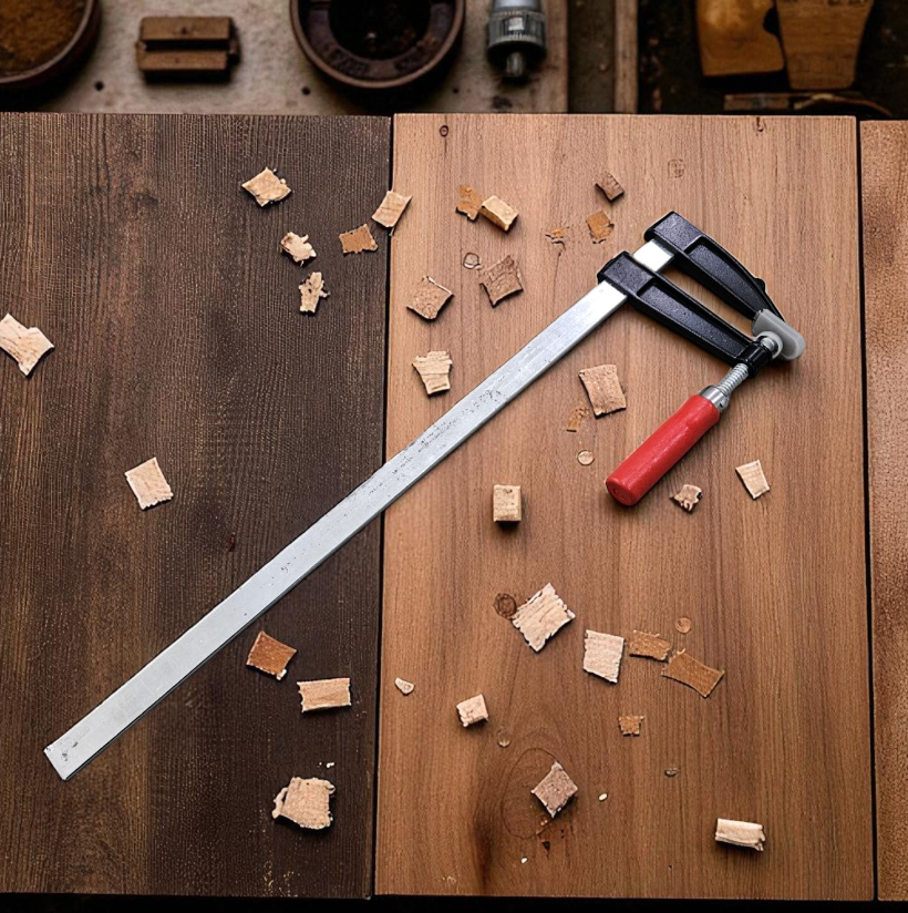 WORKPRO Klem F Clamp Jepit Papan Kayu Heavy Duty Woodworking 120x600mm - DEC04 Gambar produk WORKPRO Klem F Clamp Jepit Papan Kayu Heavy Duty Woodworking 120x600mm - DEC04