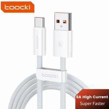 Toocki Kabel Data USB Type C Fast Charging Braided 6A 66W 1M - TXCAC-YG02
