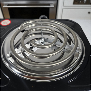 Gambar produk IPAN Kompor Listrik 2 Tungku Adjustable 5 Gear Coil Hot Plate 2000W - JX-2020B
