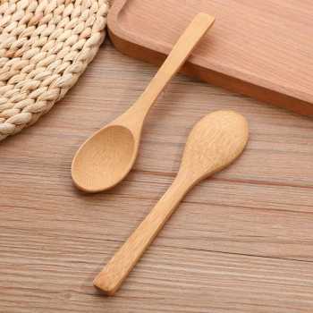 Gambar produk One Two Cups Sendok Teh Jepang Matcha Tool Natural Bamboo Honey Spoon - SS0085