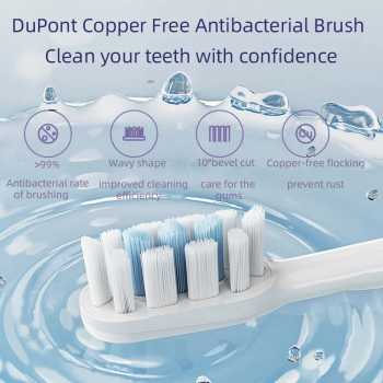 Gambar produk Mijia Sikat Gigi Elektrik Rechargeable DuPont Bristles 4 Mode - T302