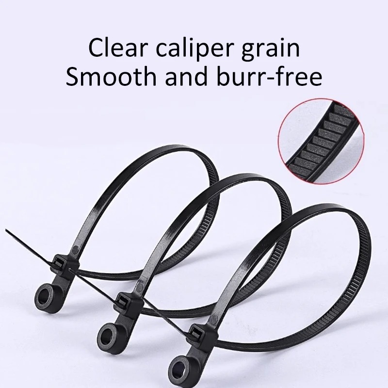 Gambar produk ZIO Kabel Ties Zip Screw Hole Cable Organizer Reusable 4x150mm 100 PCS - Z150