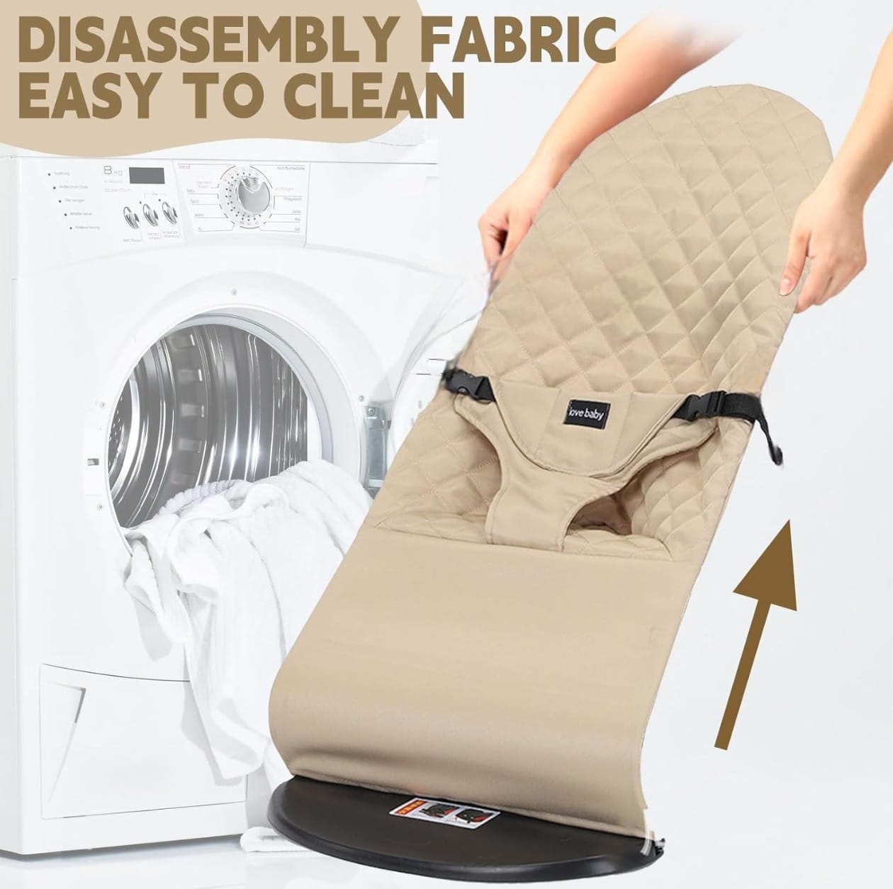 Gambar produk Occuwezz Baby Bouncer Foldable Adjustable Rocker Ayunan Bayi - OW40
