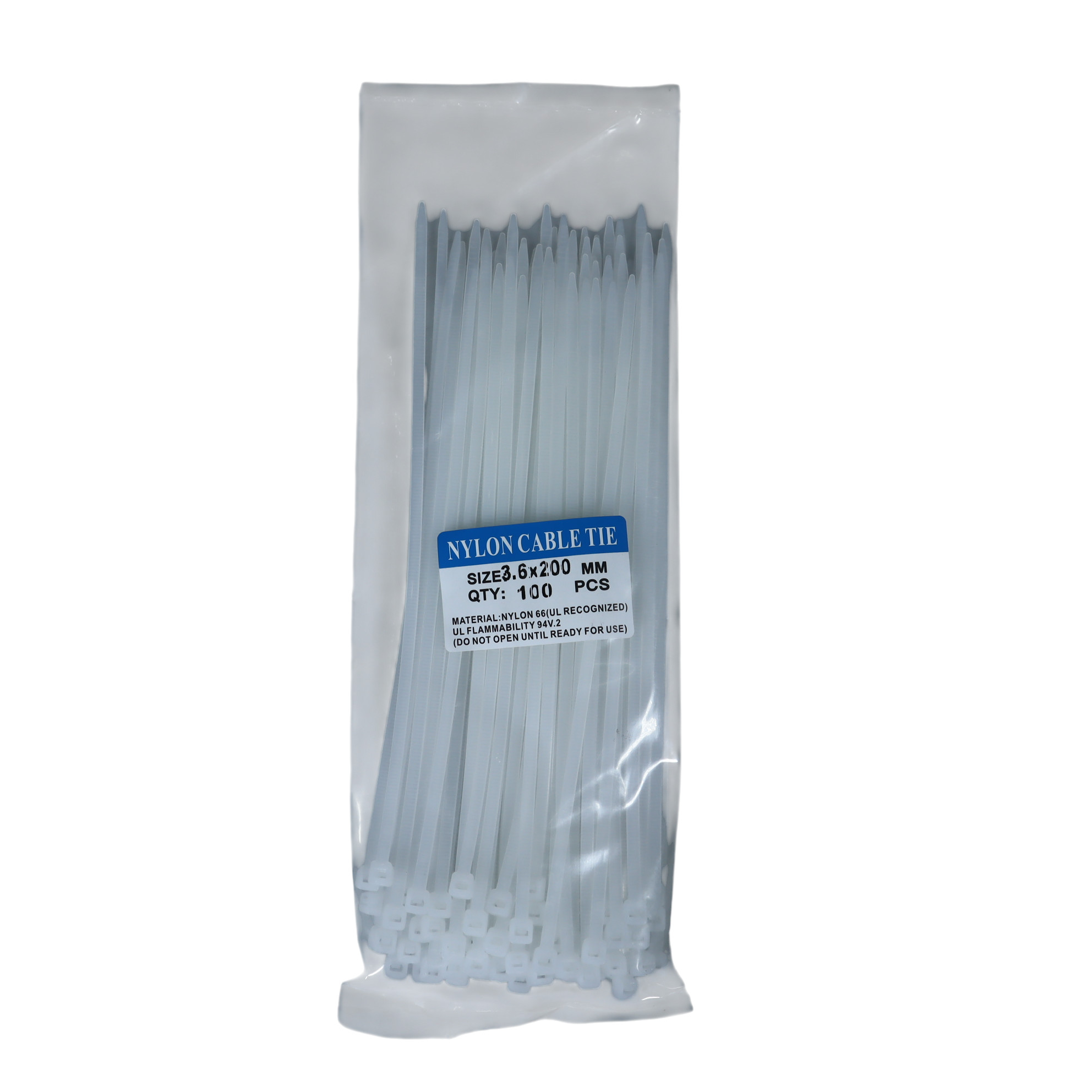 Gambar produk Taffware Kabel Ties Cable Nylon Multifunction 100 PCS 3.6x200mm - YQ835