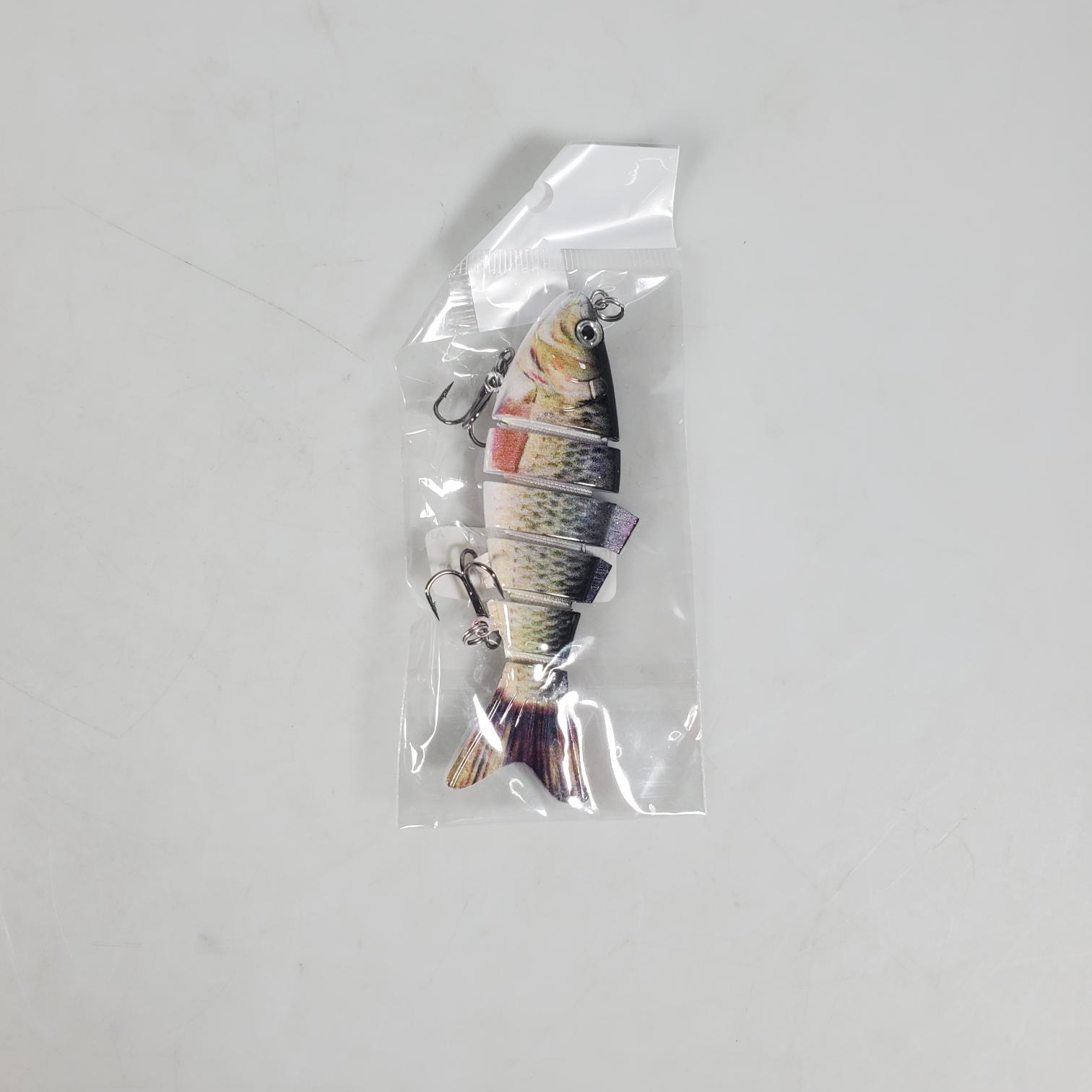 Gambar produk BASSLER Umpan Pancing Ikan Lifelike Fish Bait Lure 6 Section 10cm 18g - BS180