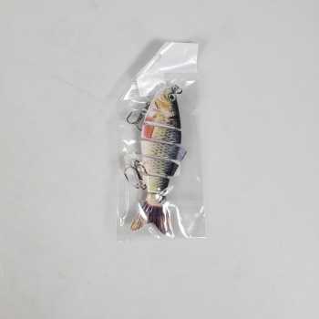 Gambar produk BASSLER Umpan Pancing Ikan Lifelike Fish Bait Lure 6 Section 10cm 18g - BS180