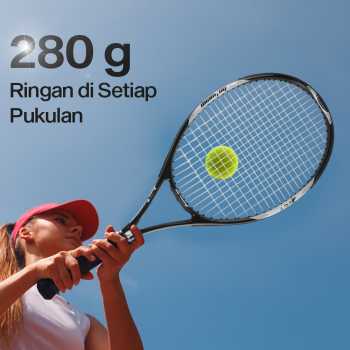 Gambar produk BO WEIQI Raket Tenis Carbon Aluminium Alloy 100sq 16x20 280g - B-280