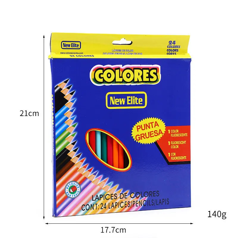 Gambar produk WEBOW Pensil Warna Color Pencils Drawing Painting 24 PCS/Set - XP024