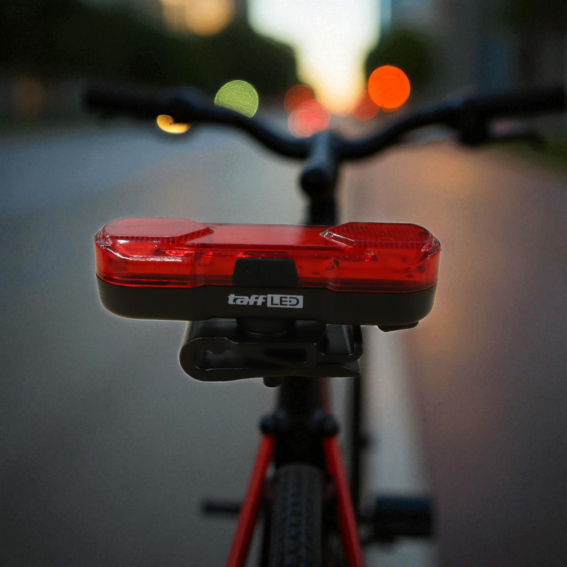 Gambar produk TaffLED Lampu Belakang Sepeda LED COB USB Rechargeable 220mA - AS1010