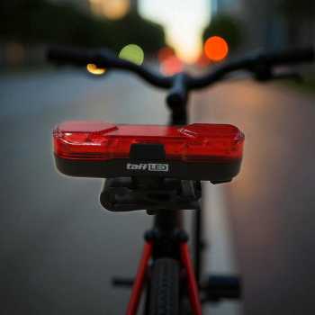 Gambar produk TaffLED Lampu Belakang Sepeda LED COB USB Rechargeable 220mA - AS1010