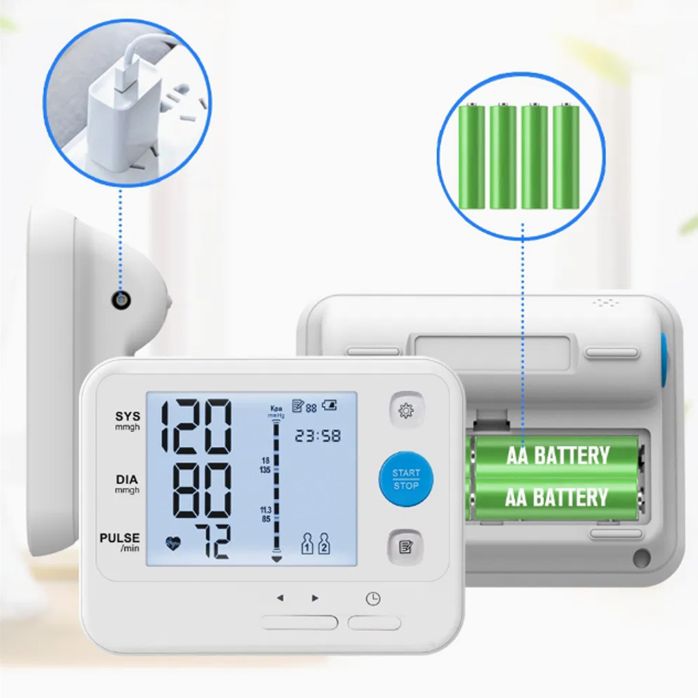 Gambar produk Yonker Tensimeter Digital Pengukur Tekanan Darah Dual Power - YK-BPA4
