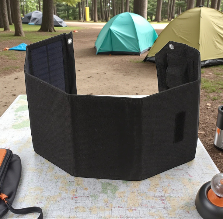 Gambar produk Luxuglow Panel Surya Solar Panel Foldable Polysilicon 6 Fold 100W - LI6