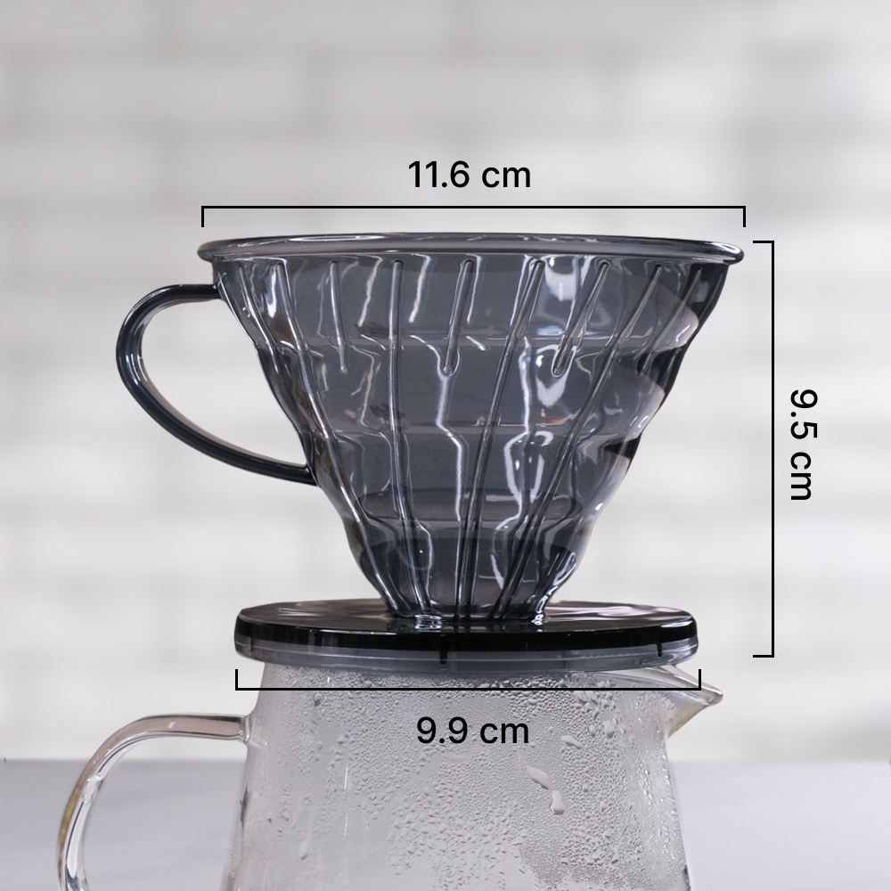 Gambar produk One Two Cups V60 Coffee Dripper Alat Seduh Kopi Manual Plastik - SE105