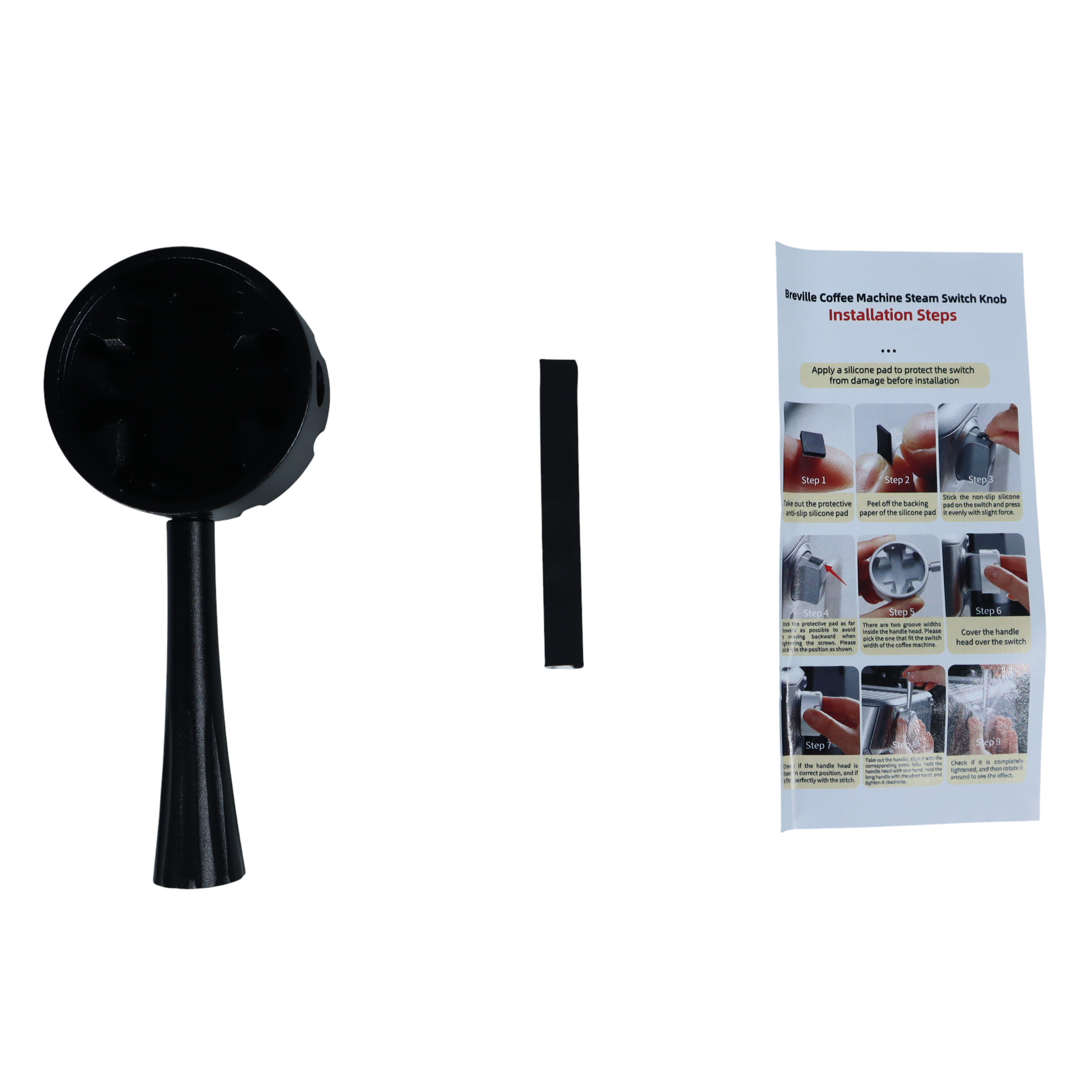 Gambar produk ALIKI Pengganti Knob Steam Lever Breville Platinum Rich Coffee Machine - AB-78