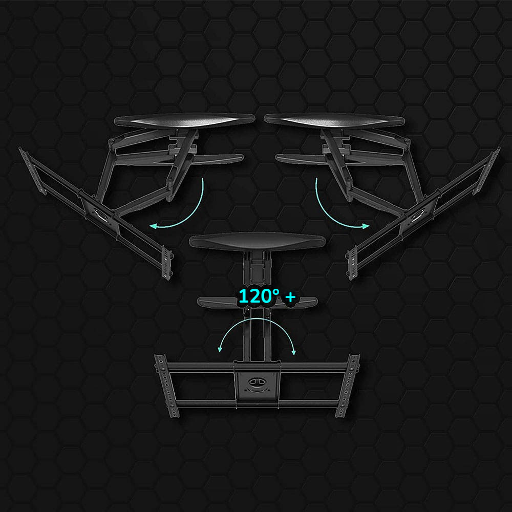 Gambar produk NBJOHSON Bracket TV Wall Mount VESA 600x400 for 40-85 Inch TV - P65