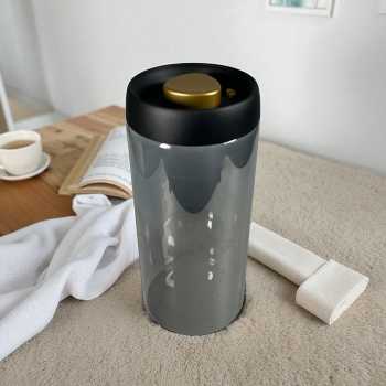 One Two Cups Toples Kaca Penyimpanan Biji Kopi Vacuum Sealed Lid - SE41