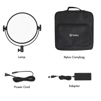 Gambar produk TOLIFO Lampu Kamera Foto Video Flashlight Studio Circle LED RGB 60W - R-S60RGB