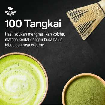Gambar produk One Two Cups Matcha Set Kit Chasen Chashaku Bamboo 3 PCS - WT03