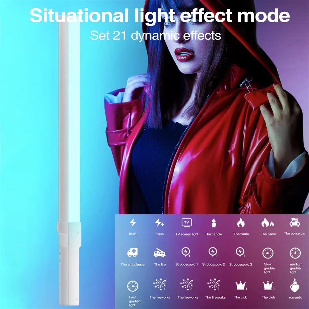 Gambar produk Ulanzi Lampu Fill Light Stick RGBW OLED Display Portable 2000mAh 4.8W - VL119