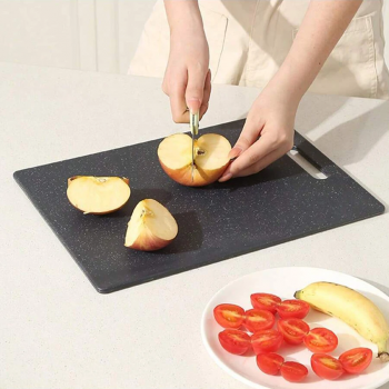 Gambar produk SDEEP Talenan Dua Sisi Imitation Marble Texture PP Cutting Board L - SPLM