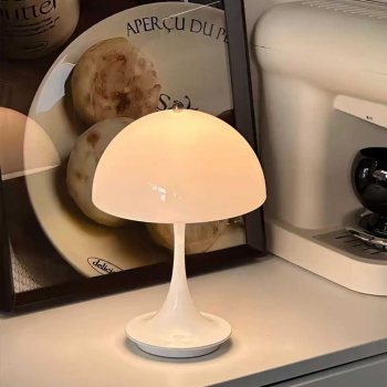 Gambar produk HUIAN Lampu Meja Hias LED Nordic Mushroom 3 in 1 Color 1200 mAh - HA-226
