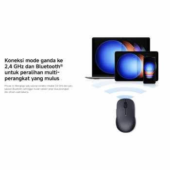 Gambar produk Xiaomi Mouse Wireless Dual Mode Bluetooth 2.4GHz Silent Click - XMSMSB01YM