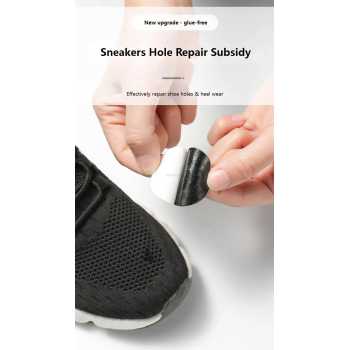 Gambar produk FUADA Stiker Tambal Sepatu Alas Kaki Repair Patch Insole Shoes 4 PCS - SS4412